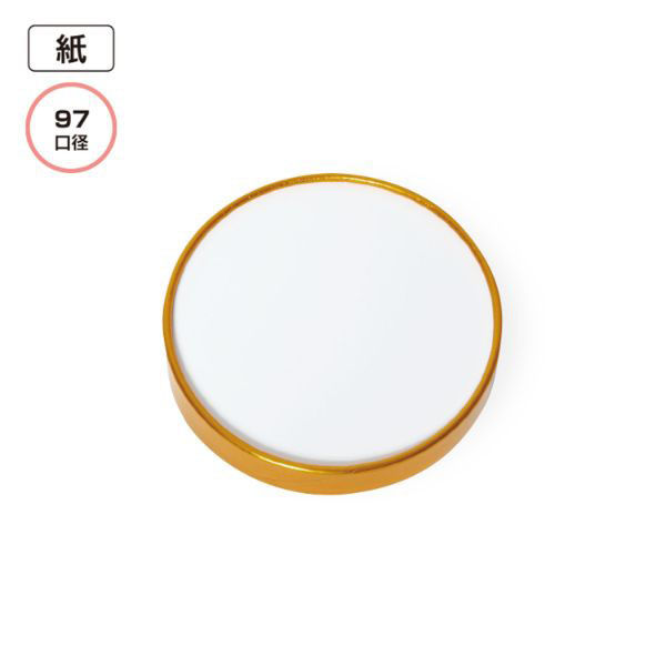 東罐興業 紙蓋 SI-500T-KF ムジゴールドリング 折返 31-931-702 1袋(400個)（直送品）