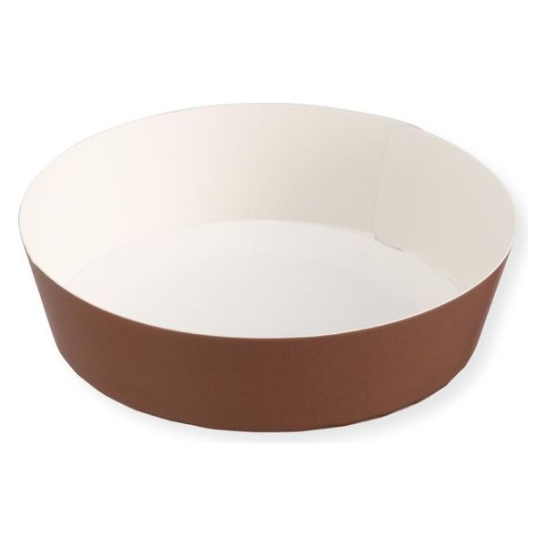 天満紙器 ケーキカップ PC505 ラウンドココット(ココア) 3850224 1ケース(1000個(100個×10))（直送品）