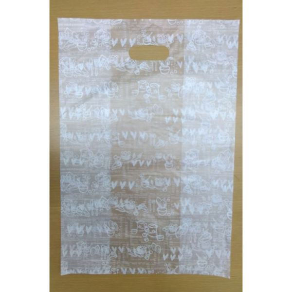 リュウグウ ポリ手提げ スイートバッグ シフォン L 4281800 1ケース(500個(100個×5))（直送品）