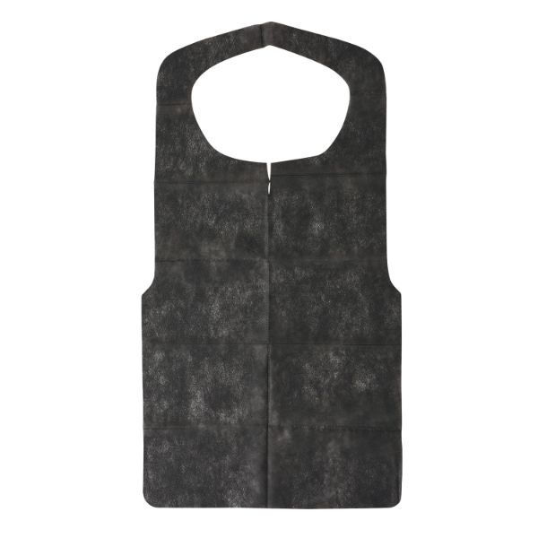 メディテックジャパン 使い捨てエプロン エプロン(A)折 ブラック 4720333007 1ケース(2000個(50個×40))（直送品）