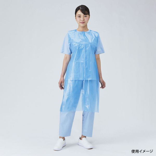 メディテックジャパン 使い捨てエプロン ネオソフトPEエプロン
