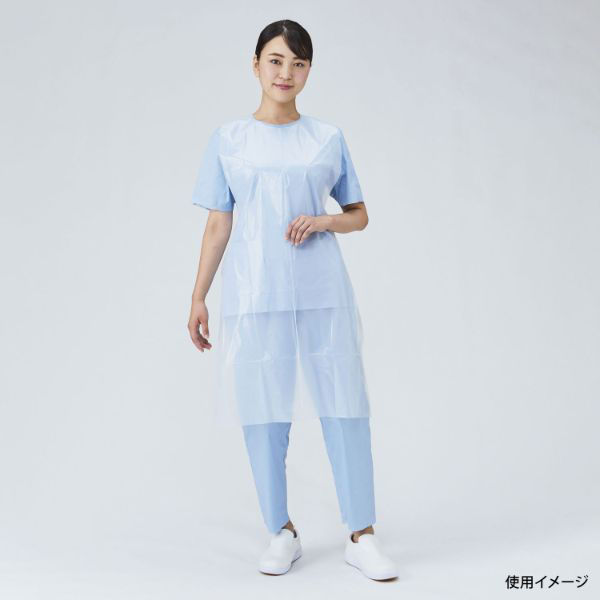 メディテックジャパン 使い捨てエプロン ネオソフトPEエプロン ホワイト 4754200000 1ケース(1000個(50個×20))（直送品）