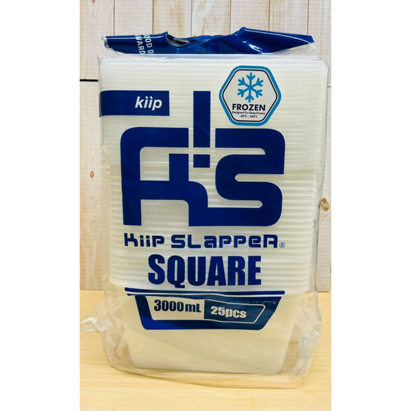 ミヤゲン 保存容器 キープスラッパー3000ml(25入) 630540 1ケース(6個)（直送品）