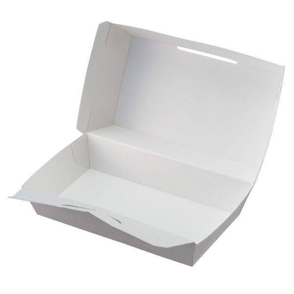 クラウンパッケージ デリボックス SC-13 白無地 654586 1ケース(200個(50個×4))（直送品）