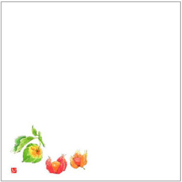 カミイソ産商 敷紙 耐油天紙 4寸 No.0056 ほおずき 70000056 1袋(100個)（直送品）