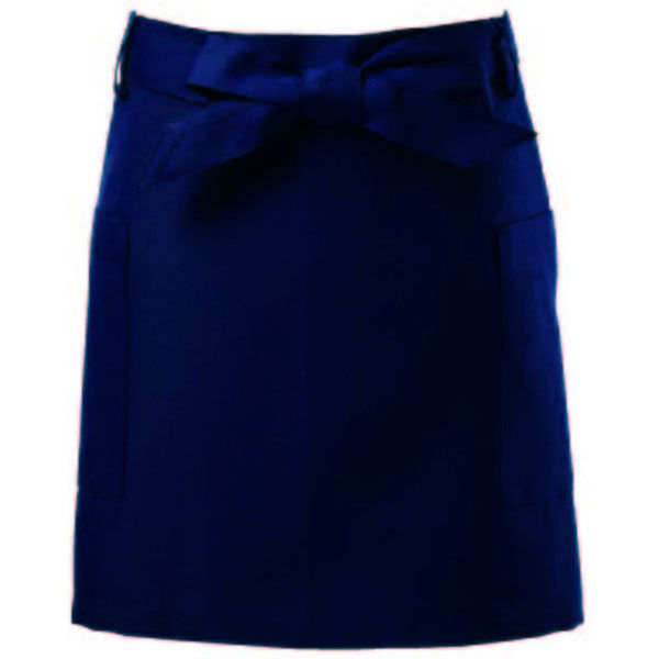 サンユニフォーム ショートエプロン(ネイビー)F 701-S713-3 1点（直送品）