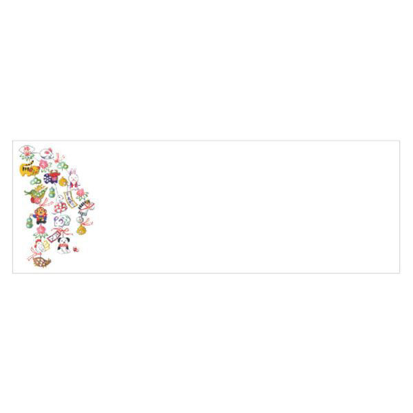 カミイソ産商 テーブルマット おてもとマット上質-No.3129 干支 70203129 1袋(100個)（直送品）