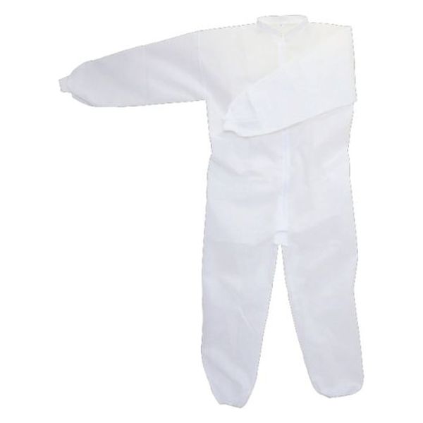 ７０２４　不織布つなぎ　スタンドカラータイプ