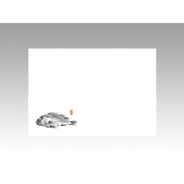 カミイソ産商 テーブルマット 尺3寸 No.104 めばる 71000104 1袋(100個)（直送品）