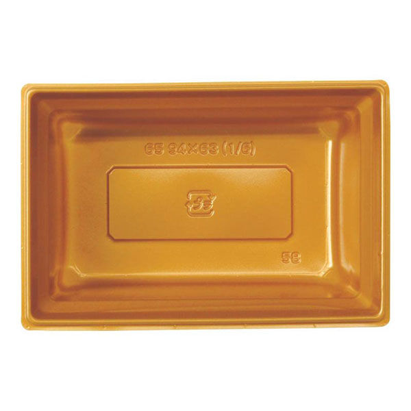 アヅミ産業 H65106G 冷凍レンジカップ 6.5寸用 1/6 金 8HO11-H65106G 1ケース(3600個(100個×36))（直送品）