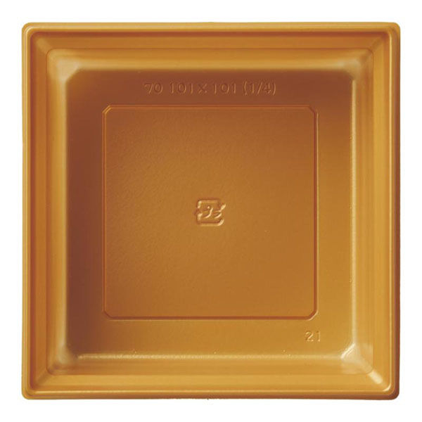 アヅミ産業 H70104G 冷凍レンジカップ 7.0寸用 1/4 金 8HO11-H70104G 1ケース(2400個(100個×24))（直送品）