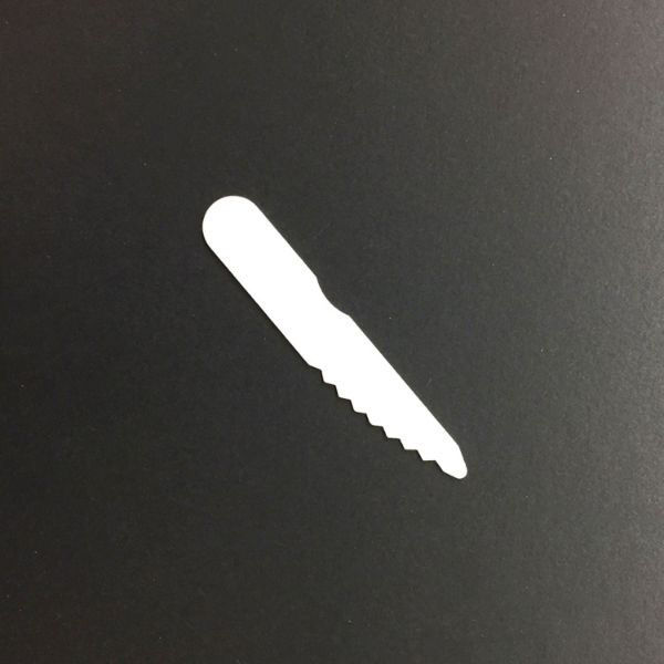 大王紙パルプ販売 カトラリー エリプラペーパー 姫ナイフ SS 60mm 961015 1ケース(800個)（直送品）
