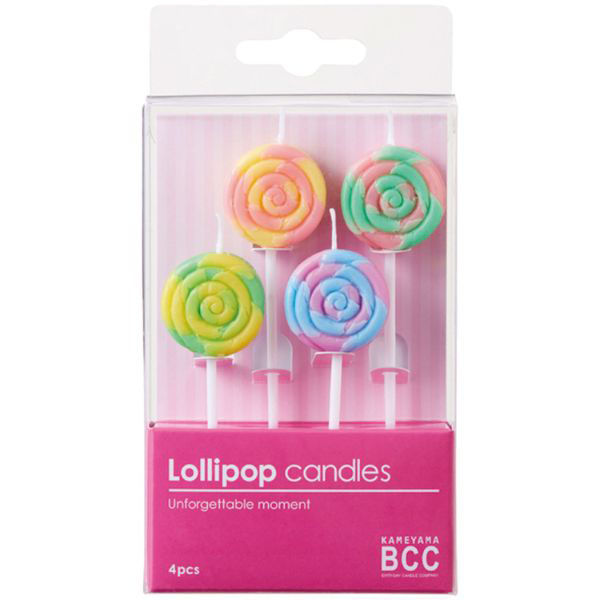 カメヤマ 贈答用飾り ペロペロキャンディキャンドル B5638-00-00 1ケース(80個(10個×8))（直送品）