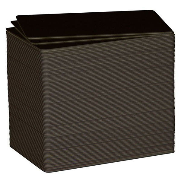 Evolis 陳列備品 PVC-Uマットブラックカード 0.76mm 100枚入 C8001 1点（直送品）