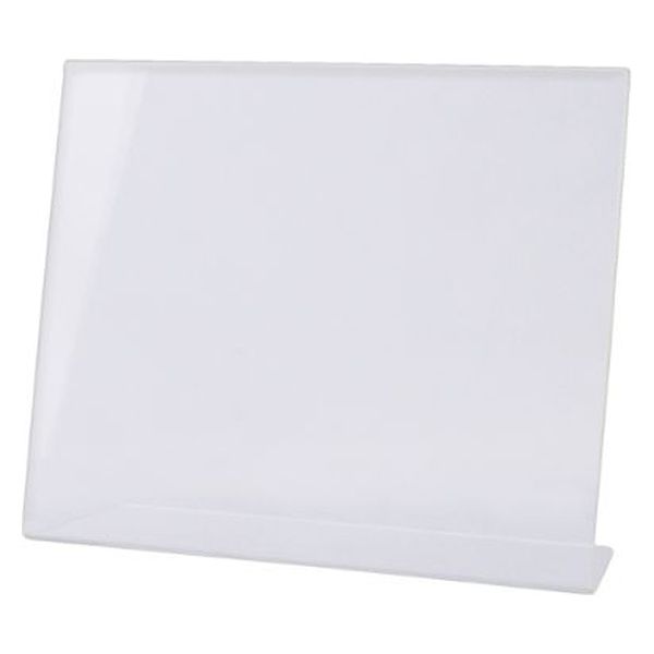 クルーズ POPスタンド L型サインンホルダー片面用Lサイズ横 CR68401 1ケース(72個)（直送品）