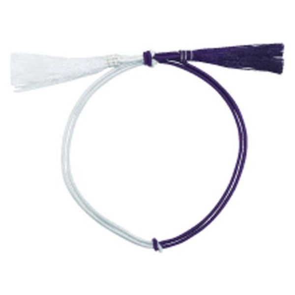 ラッピング用品 No.5 振分ゴム房 Bタイプ(振分) 特大50cm 紫白金糸入 G1350PWR 1ケース(1000個(50個×20))（直送品）