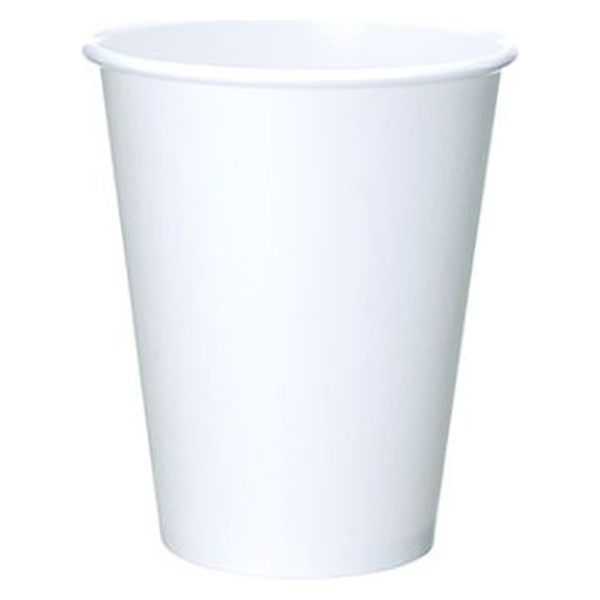 日本デキシー 紙カップ 10スノーホワイト GCCP10WH 1ケース(1000個(50個×20))（直送品）