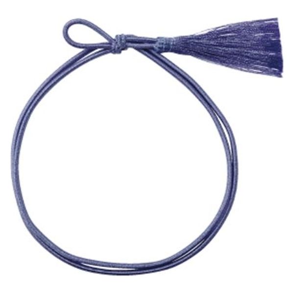 イグチ ラッピング用品 彩ゴム房 二重片花結び 大75cm ラベンダーIVI GS2275IVI 1ケース(1000個(50個×20))（直送品）