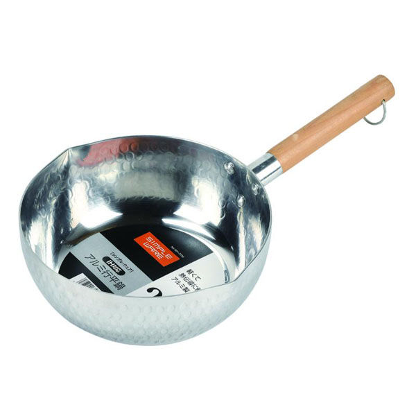 パール金属 調理道具 シンプル・ウェアIH対応アルミ行平鍋20cm HW-7030 1ケース(20個(10個×2))（直送品）