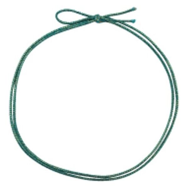 ラッピング用品 4ッ打ラメ入りゴム 2重片花結び 62cm ブルー×金 KH04262LBG 1ケース(1000個(100個×10))（直送品）