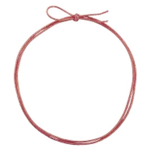 ラッピング用品 4ッ打ラメ入りゴム 2重片花結び 62cm ピンク×金 KH04262PKG 1ケース(1000個(100個×10))（直送品）
