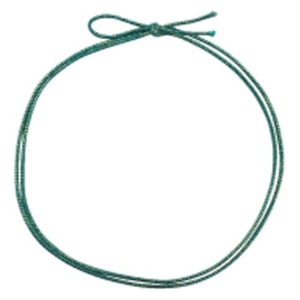 ラッピング用品 4ッ打ラメ入りゴム 2重片花結び 74cm ブルー×金 KH04274LBG 1ケース(1000個(100個×10))（直送品）