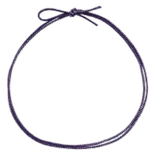 イグチ ラッピング用品 4ッ打ラメ入りゴム 2重片花結び 74cm 紫×銀 KH04274PS 1ケース(1000個(100個×10))（直送品）