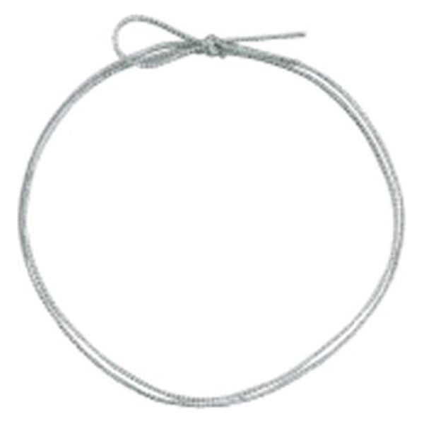 イグチ ラッピング用品 4ッ打ラメ入りゴム 2重片花結び 74cm 白×銀 KH04274WS 1ケース(1000個(100個×10))（直送品）