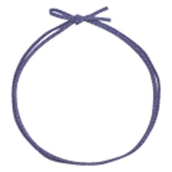 イグチ ラッピング用品 平彩ゴム 二重片花結び 小62cm 藤色 KH7262V 1ケース(1000個(50個×20))（直送品）