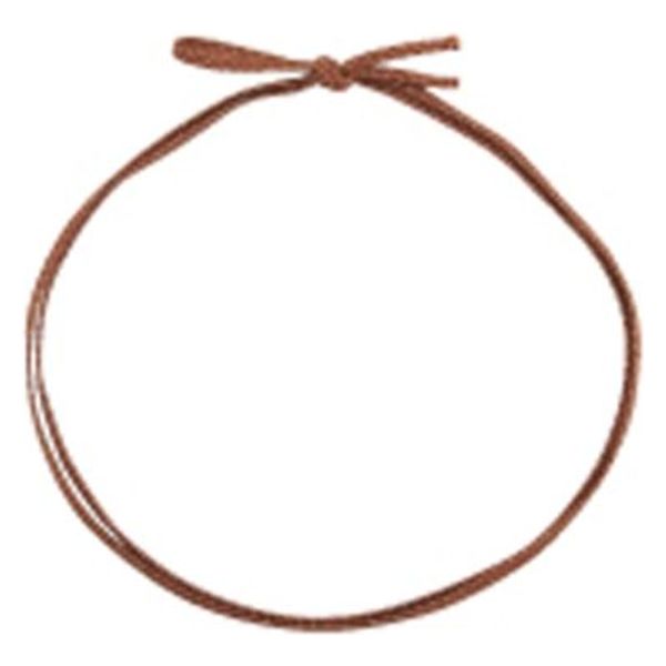 イグチ ラッピング用品 平彩ゴム 二重片花結び 中74cm 茶 KH7274BR 1ケース(1000個(50個×20))（直送品）