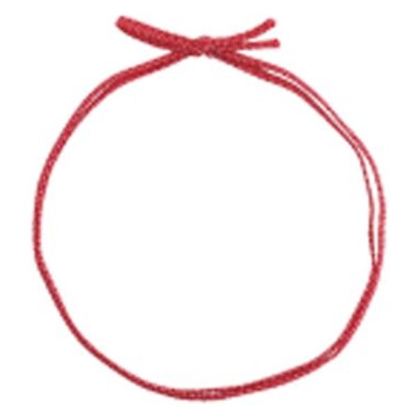 イグチ ラッピング用品 平彩ゴム 二重片花結び 中74cm 赤 KH7274R 1ケース(1000個(50個×20))（直送品）