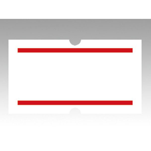 ARC 強粘ラベル 上下赤線 1000枚 LSPASW 1袋(10個)（直送品）