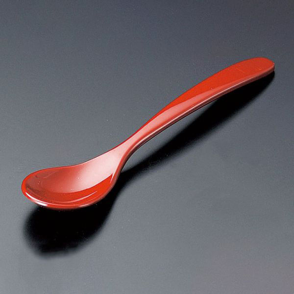 マイン カトラリー M10-956 スプーン 朱赤 1ケース(1200個(20個×60))（直送品）