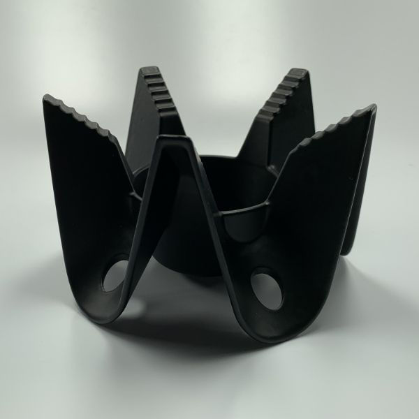 マイン 固形燃料用コンロ M11-449 さざ波こんろ 黒 1ケース(60個)（直送品）