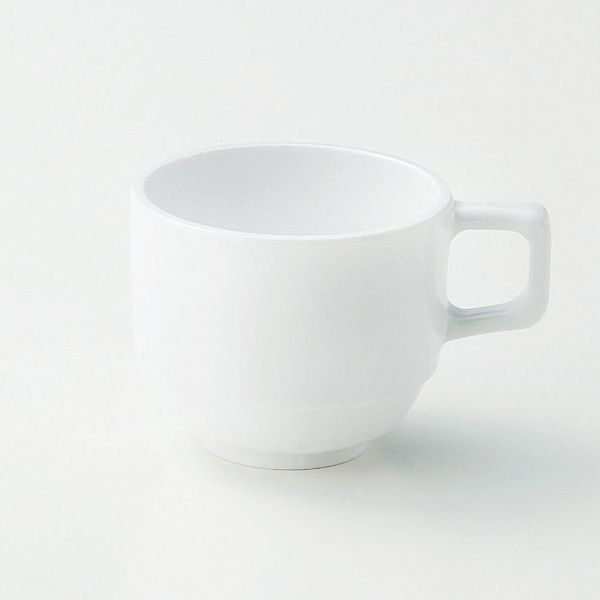 マイン メラミン食器 M11-486 ココプレート カップ 白 1ケース(120個)（直送品）