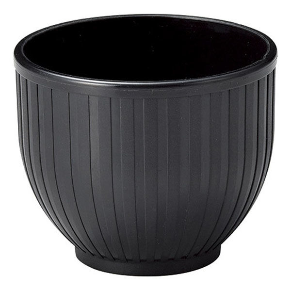 マイン M11-631 耐熱蒸し椀(大)身 黒 1ケース(120個(5個×24))（直送品）