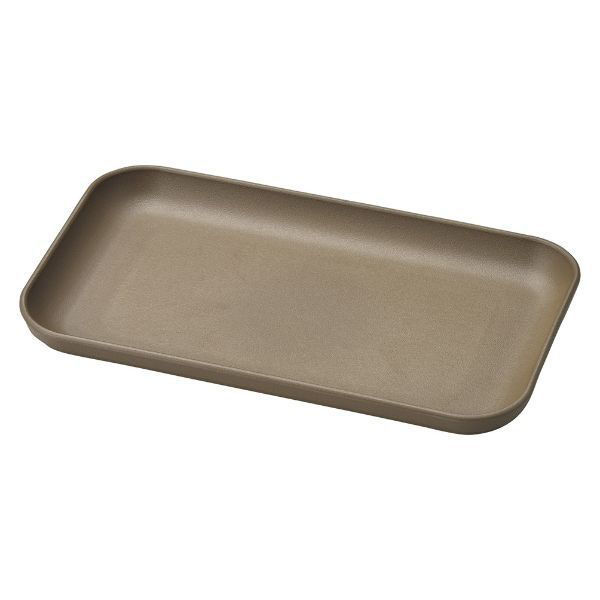 マイン M11-656 耐熱角皿(大) チャコールグレー 1ケース(80個(5個×16))（直送品）