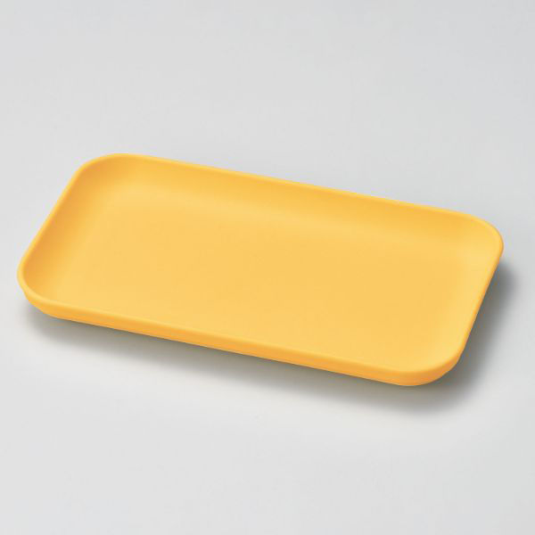 マイン M11-673 耐熱角皿(大) マスタード 1ケース(80個(5個×16))（直送品）