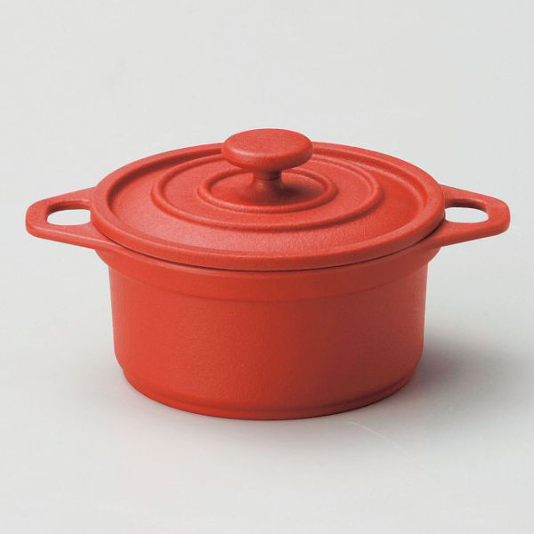 マイン 鍋 M11-695 ミニココ φ10 レッド 1点（直送品）