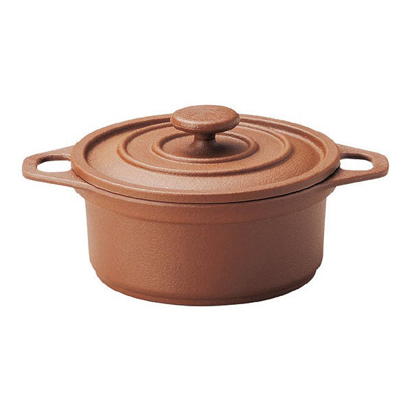 マイン 鍋 M11-700 ミニココ φ12 ブラウン 1点（直送品）