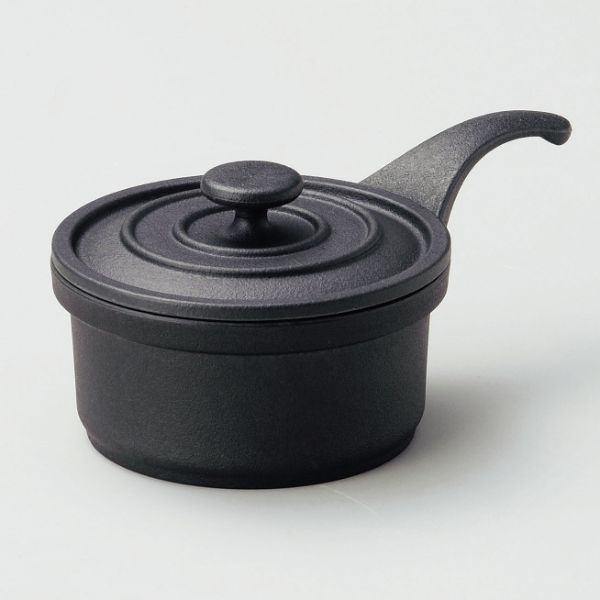 マイン 鍋 M11-702 ミニココ φ10 柄付 ブラック 1点（直送品）