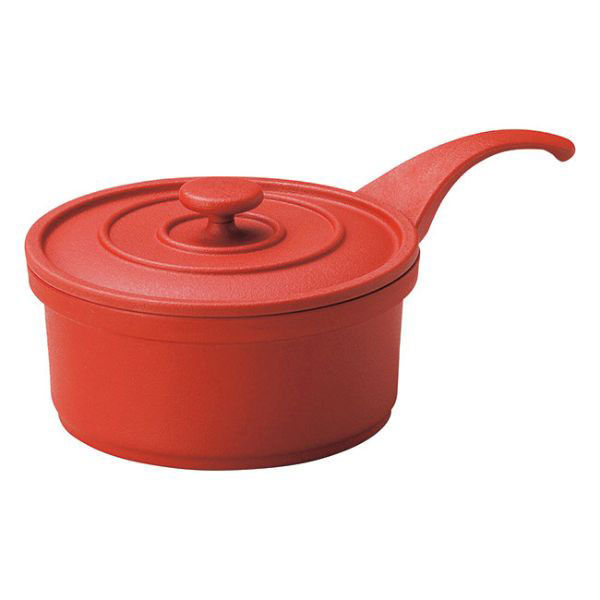 マイン 鍋 M11-707 ミニココ φ12 柄付 レッド 1点（直送品）