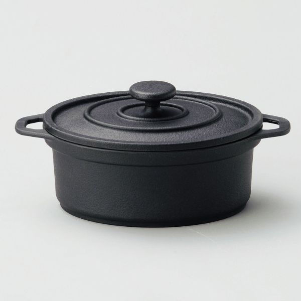 マイン 鍋 M11-710 ミニココ オーバル(小) ブラック 1点（直送品）