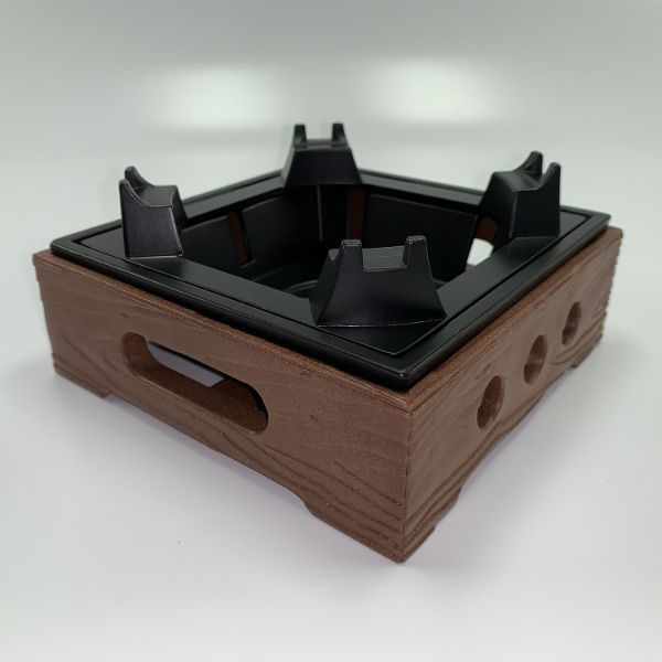 マイン 固形燃料用コンロ M11-724 民芸こんろ B-2 茶 1点（直送品）