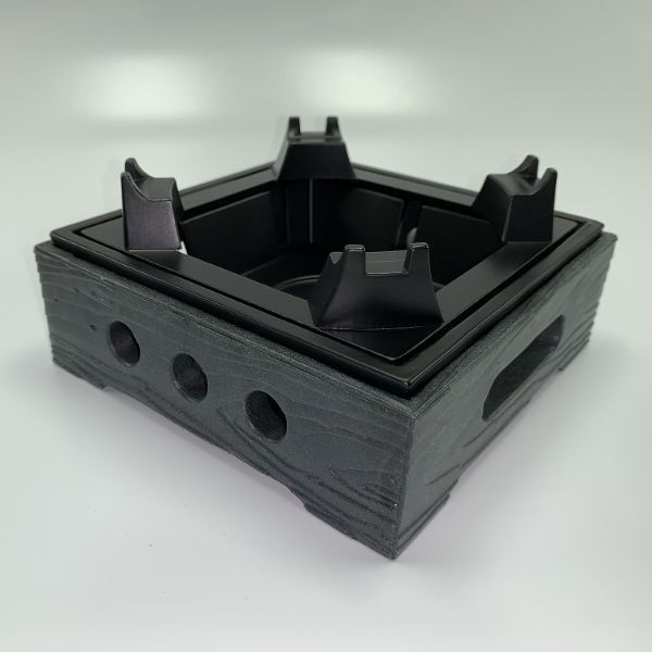 マイン 固形燃料用コンロ M11-725 民芸こんろ B-2 黒 1点（直送品）