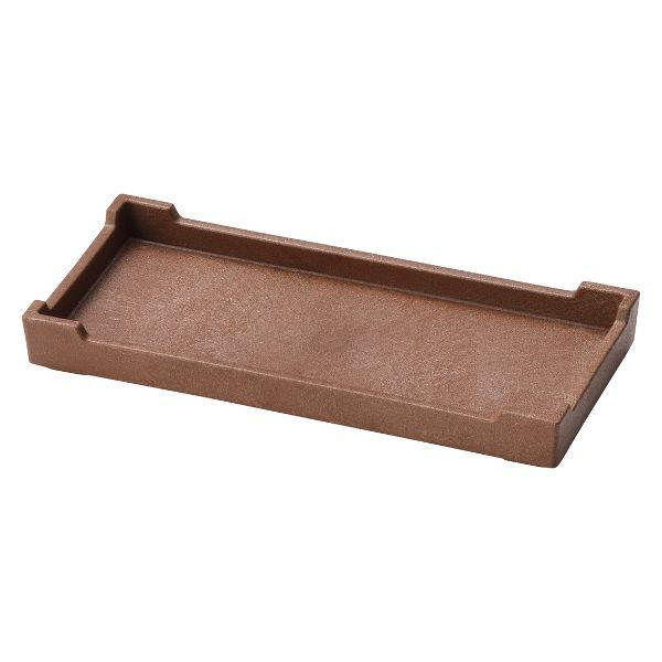 マイン カスタートレー M44-171 カスター盆 ブラウン 10.5×23 1点（直送品）