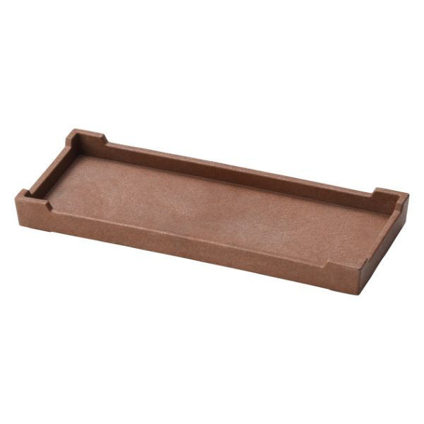 マイン カスタートレー M44-172 カスター盆 ブラウン 10.5×26 1点（直送品）