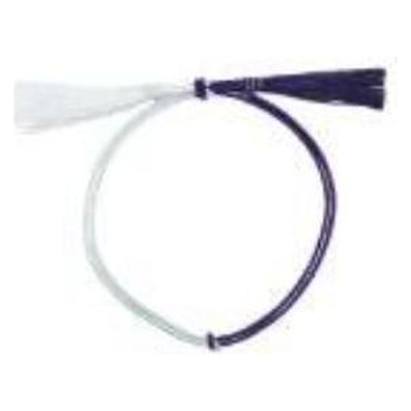 イグチ 装飾資材 No.5ゴム房 Bタイプ(振分) 特大50cm 紫白金糸入 OKG1350PWR 1ケース(1000個(100個×10))（直送品）