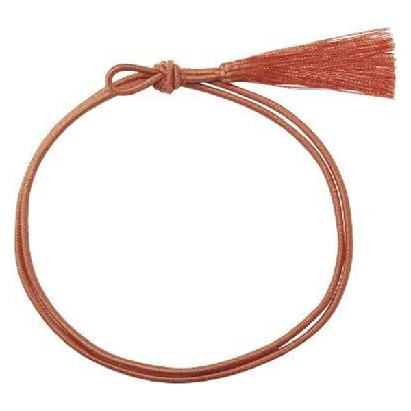 イグチ 装飾資材 彩ゴム房 二重片花結び 大75cm ブラウンIBR OKGS2275IBR 1ケース(1000個(100個×10))（直送品）