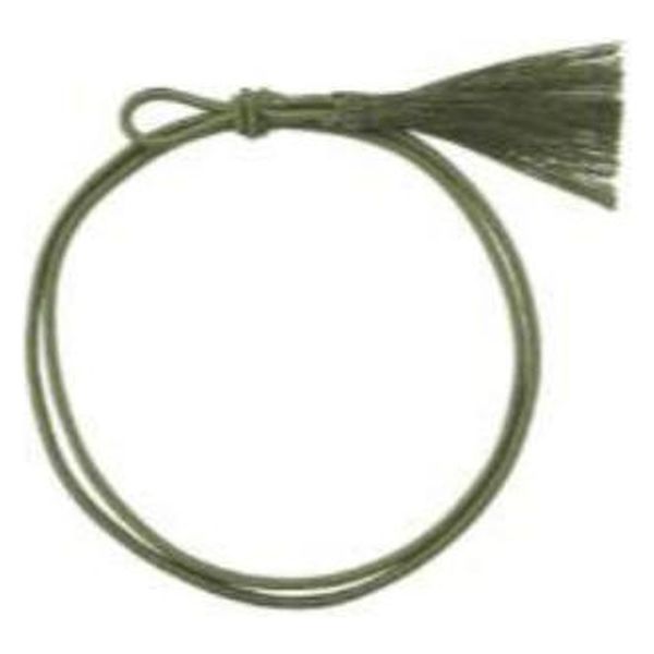 イグチ 装飾資材 彩ゴム房 二重片花結び 大75cm モスグリーンIDG OKGS2275IDG 1ケース(1000個(100個×10))（直送品）